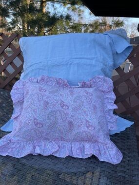 Rachel Ashwell, shabby chic pink paisley boudoir sham NWT 💖